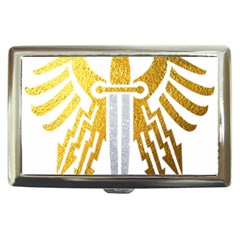 Knife Revenge Emblem Bird Eagle Cigarette Money Case by Sudhe