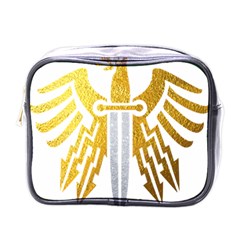 Knife Revenge Emblem Bird Eagle Mini Toiletries Bag (one Side) by Sudhe