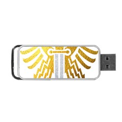 Knife Revenge Emblem Bird Eagle Portable Usb Flash (one Side) by Sudhe