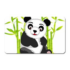 Giant Panda Bear Magnet (rectangular) by Sudhe