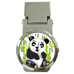 Giant Panda Bear Money Clip Watches by Sudhe