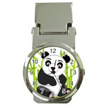 Giant Panda Bear Money Clip Watches Front