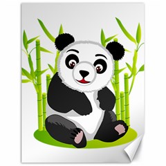 Giant Panda Bear Canvas 18  X 24  by Sudhe