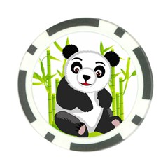 Giant Panda Bear Poker Chip Card Guard by Sudhe