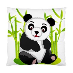 Giant Panda Bear Standard Cushion Case (one Side) by Sudhe