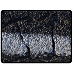 Asphalt Road  Fleece Blanket (large)  by rsooll