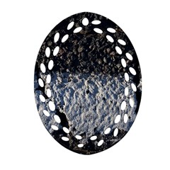 Asphalt Road  Oval Filigree Ornament (two Sides) by rsooll