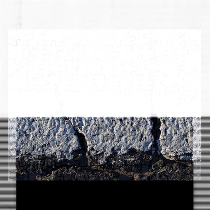 Asphalt road  Rectangular Jigsaw Puzzl