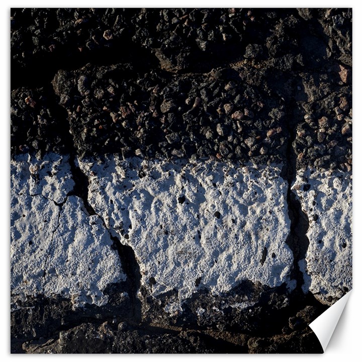 Asphalt road  Canvas 16  x 16 