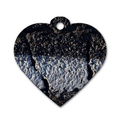 Asphalt Road  Dog Tag Heart (one Side) by rsooll