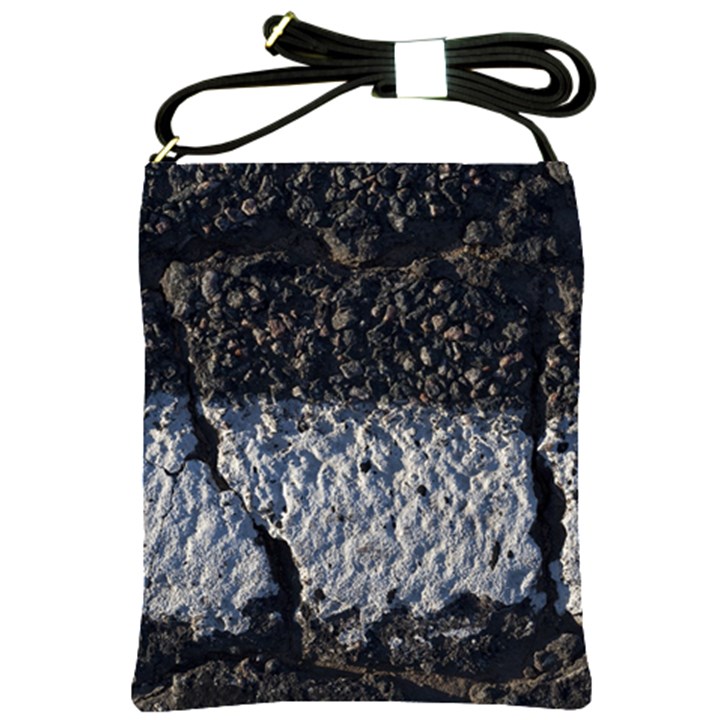 Asphalt road  Shoulder Sling Bag