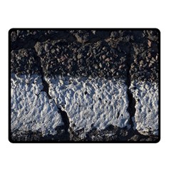 Asphalt Road  Fleece Blanket (small) by rsooll