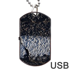 Asphalt Road  Dog Tag Usb Flash (one Side) by rsooll