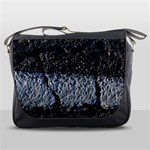 Asphalt road  Messenger Bag Front