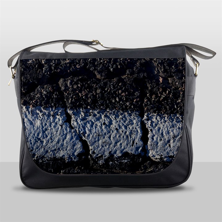 Asphalt road  Messenger Bag