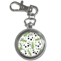 Giant Panda Bear Bamboo Icon Green Bamboo Key Chain Watches by Sudhe