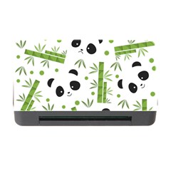 Giant Panda Bear Bamboo Icon Green Bamboo Memory Card Reader With Cf by Sudhe