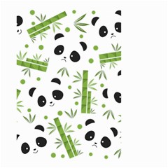 Giant Panda Bear Bamboo Icon Green Bamboo Small Garden Flag (two Sides) by Sudhe