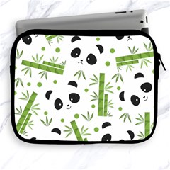 Giant Panda Bear Bamboo Icon Green Bamboo Apple Ipad 2/3/4 Zipper Cases by Sudhe