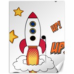 Rocket Cartoon Canvas 12  x 16  11.86 x15.41  Canvas - 1