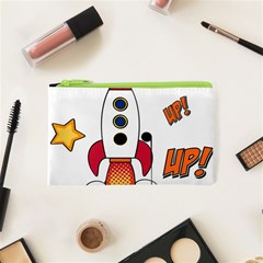 Rocket Cartoon Cosmetic Bag (xs) by Sudhe