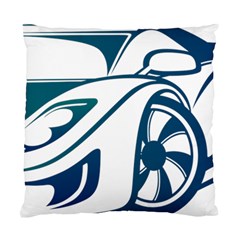 Blue Vector Car Standard Cushion Case (two Sides) by Sudhe