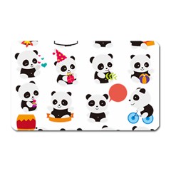 Giant Panda Bear Cuteness Magnet (rectangular) by Sudhe