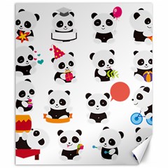 Giant Panda Bear Cuteness Canvas 20  X 24  by Sudhe