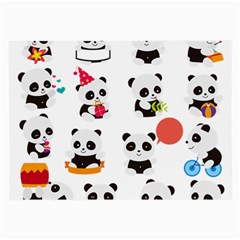 Giant Panda Bear Cuteness Large Glasses Cloth by Sudhe