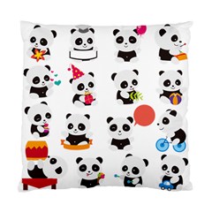 Giant Panda Bear Cuteness Standard Cushion Case (one Side) by Sudhe