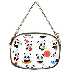 Giant Panda Bear Cuteness Chain Purse (two Sides) by Sudhe