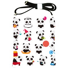 Giant Panda Bear Cuteness Shoulder Sling Bag by Sudhe