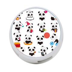 Giant Panda Bear Cuteness 4-port Usb Hub (two Sides) by Sudhe