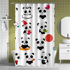 Giant Panda Bear Cuteness Shower Curtain 48  X 72  (small)  by Sudhe