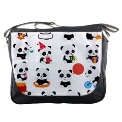 Giant Panda Bear Cuteness Messenger Bag by Sudhe