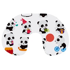 Giant Panda Bear Cuteness Travel Neck Pillows by Sudhe