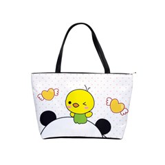 Giant Panda Red Panda Cartoon Drawing Classic Shoulder Handbag by Sudhe