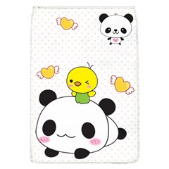 Giant Panda Red Panda Cartoon Drawing Removable Flap Cover (l) by Sudhe