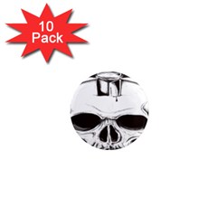 Skull Knife Euclidean Vector Skull Sword Inserted 1  Mini Magnet (10 Pack)  by Sudhe