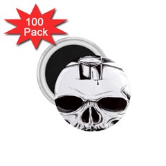 Skull Knife Euclidean Vector Skull Sword Inserted 1 75  Magnets (100 Pack)  by Sudhe