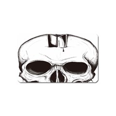 Skull Knife Euclidean Vector Skull Sword Inserted Magnet (name Card) by Sudhe