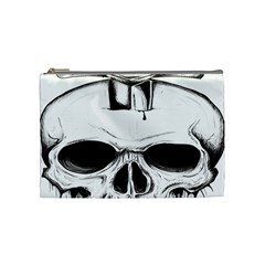 Skull Knife Euclidean Vector Skull Sword Inserted Cosmetic Bag (medium) by Sudhe