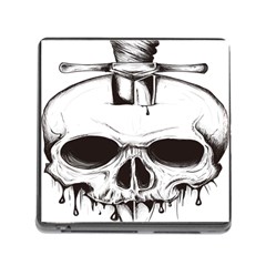 Skull Knife Euclidean Vector Skull Sword Inserted Memory Card Reader (square 5 Slot) by Sudhe