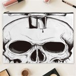 Skull Knife Euclidean Vector Skull Sword Inserted Cosmetic Bag (XXXL) Front