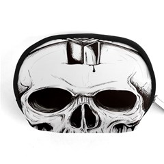 Skull Knife Euclidean Vector Skull Sword Inserted Accessory Pouch (medium) by Sudhe