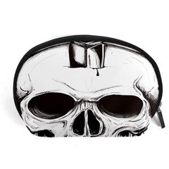 Skull Knife Euclidean Vector Skull Sword Inserted Accessory Pouch (large) by Sudhe