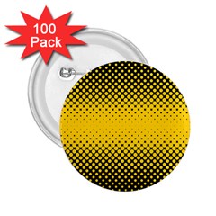 Dot Halftone Pattern Vector 2 25  Buttons (100 Pack)  by Mariart