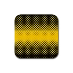 Dot Halftone Pattern Vector Rubber Square Coaster (4 Pack)  by Mariart