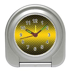 Dot Halftone Pattern Vector Travel Alarm Clock by Mariart