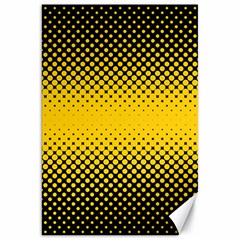 Dot Halftone Pattern Vector Canvas 20  X 30  by Mariart